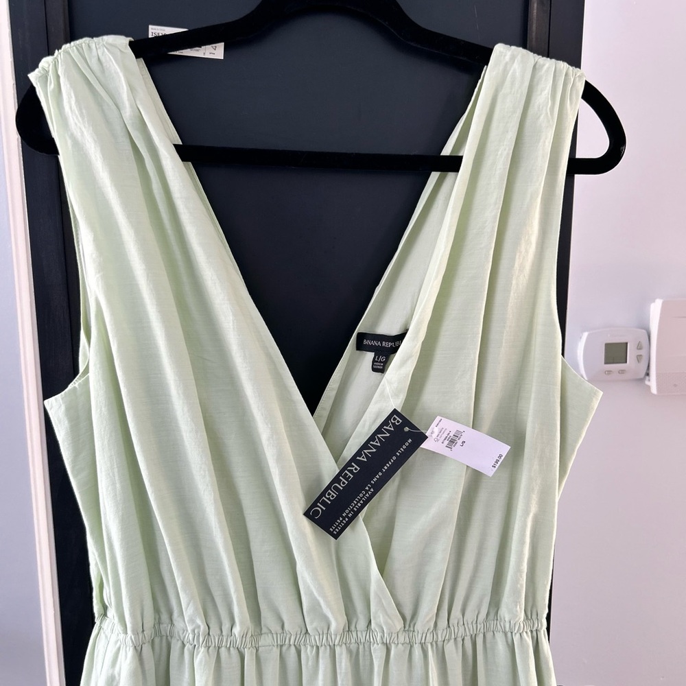 Banana Republic Mint Green Maxi Dress – Size L – New With Tags